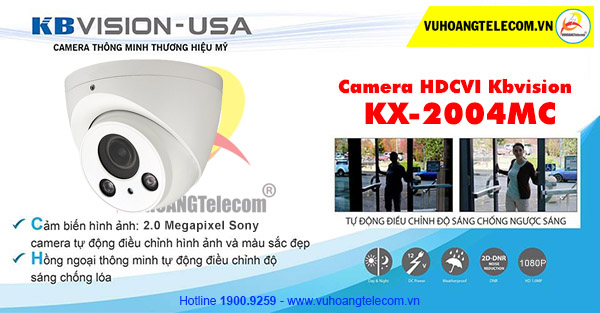 Camera HDCVI KBVISION KX-2004MC giá rẻ